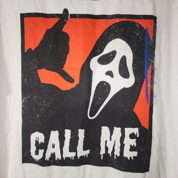 Ghost face ''Call me'' shirt men's Large - Picture 2 of 6